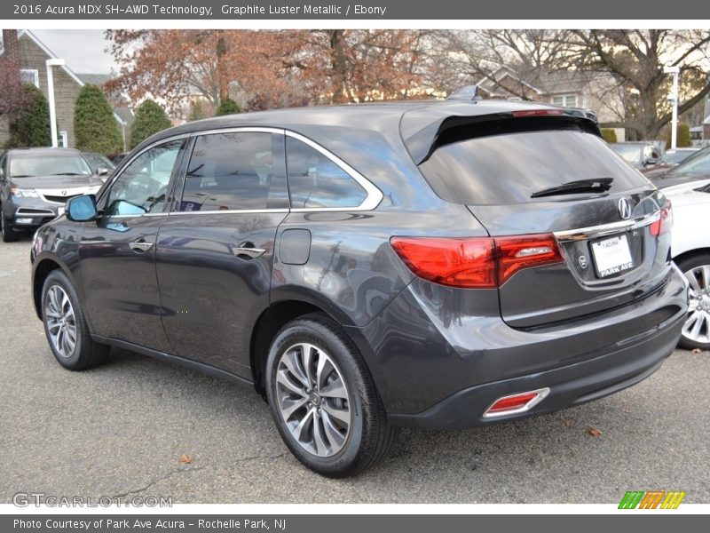 Graphite Luster Metallic / Ebony 2016 Acura MDX SH-AWD Technology