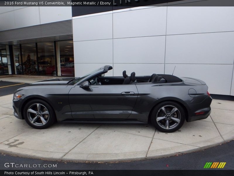 Magnetic Metallic / Ebony 2016 Ford Mustang V6 Convertible