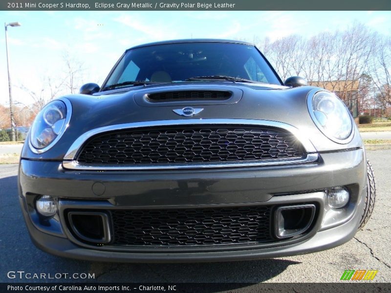 Eclipse Gray Metallic / Gravity Polar Beige Leather 2011 Mini Cooper S Hardtop