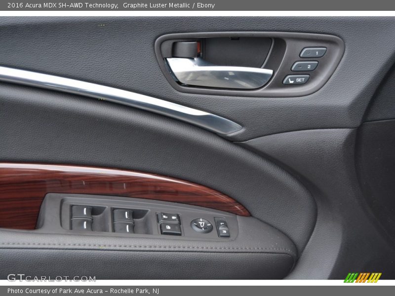 Graphite Luster Metallic / Ebony 2016 Acura MDX SH-AWD Technology