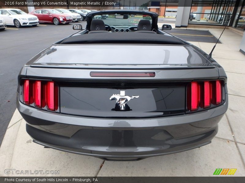 Magnetic Metallic / Ebony 2016 Ford Mustang V6 Convertible