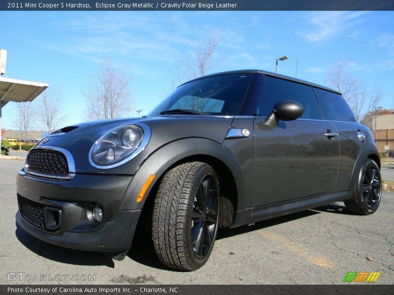 Eclipse Gray Metallic / Gravity Polar Beige Leather 2011 Mini Cooper S Hardtop