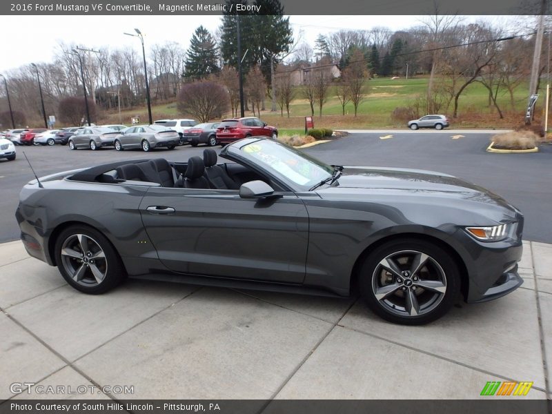 Magnetic Metallic / Ebony 2016 Ford Mustang V6 Convertible