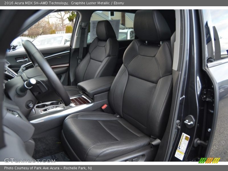 Graphite Luster Metallic / Ebony 2016 Acura MDX SH-AWD Technology