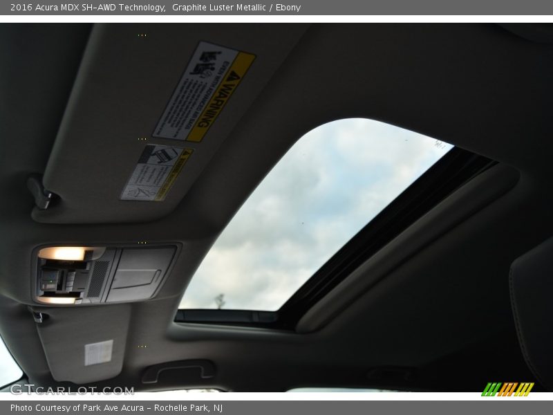 Graphite Luster Metallic / Ebony 2016 Acura MDX SH-AWD Technology