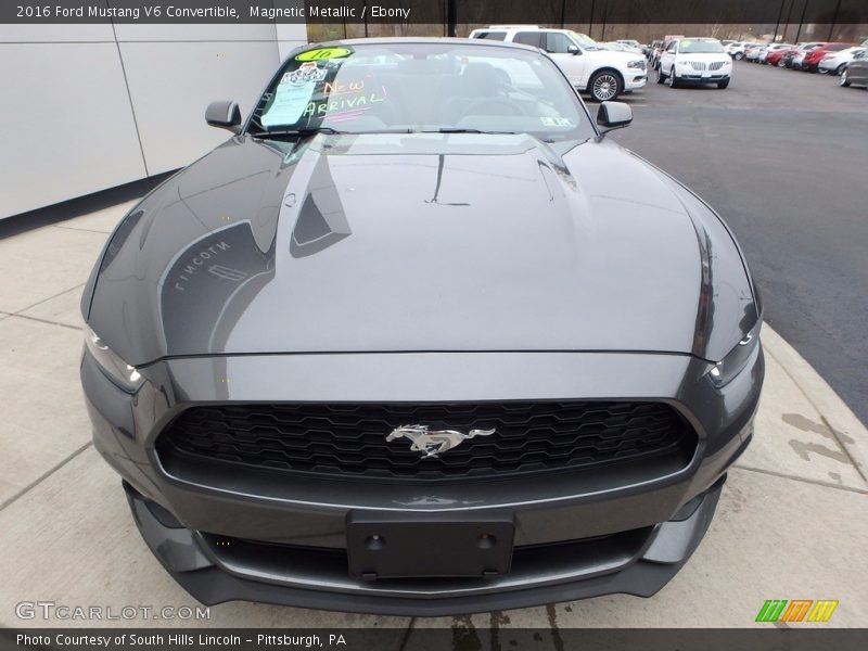 Magnetic Metallic / Ebony 2016 Ford Mustang V6 Convertible