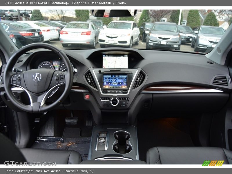 Graphite Luster Metallic / Ebony 2016 Acura MDX SH-AWD Technology