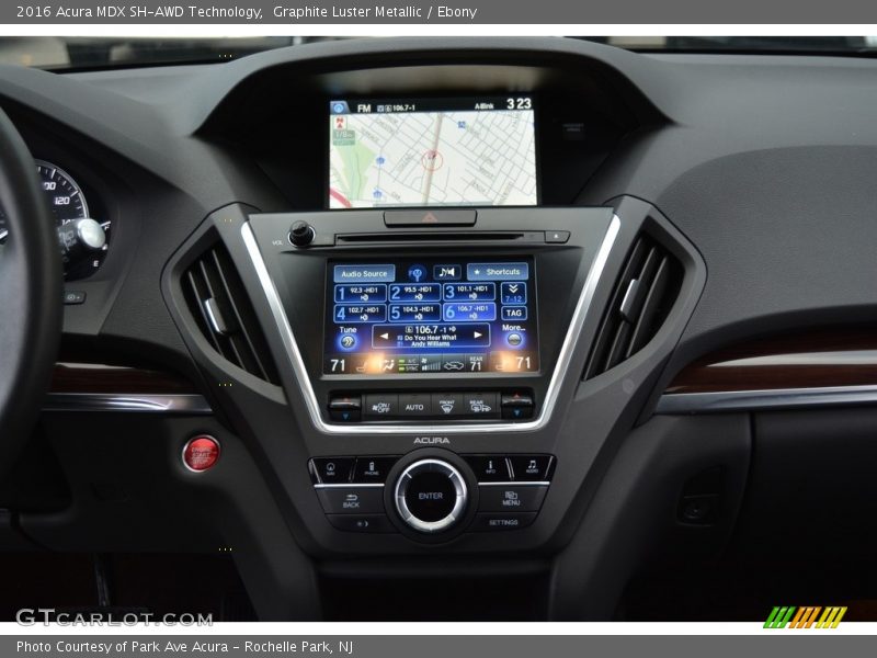 Graphite Luster Metallic / Ebony 2016 Acura MDX SH-AWD Technology
