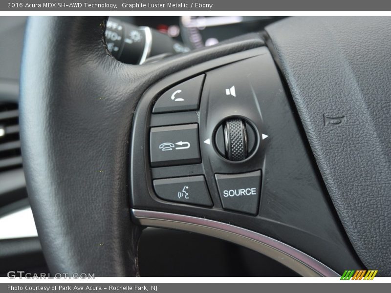 Graphite Luster Metallic / Ebony 2016 Acura MDX SH-AWD Technology