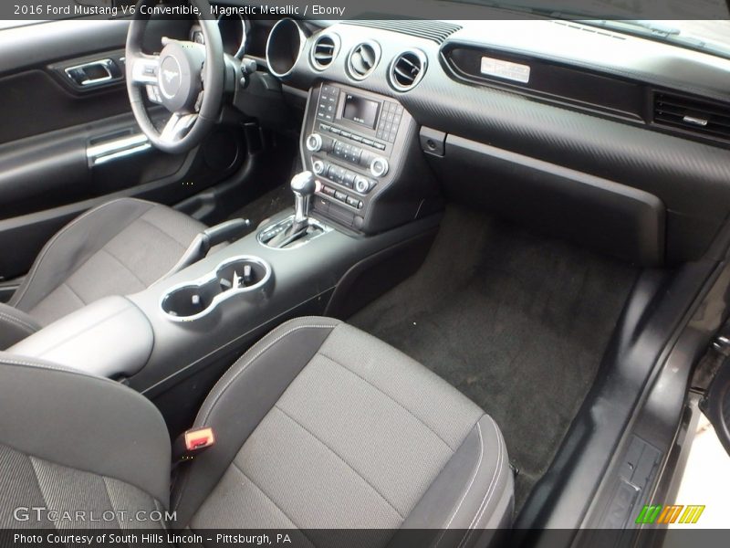 Magnetic Metallic / Ebony 2016 Ford Mustang V6 Convertible