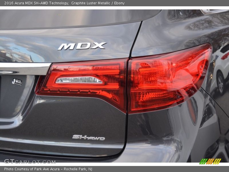 Graphite Luster Metallic / Ebony 2016 Acura MDX SH-AWD Technology