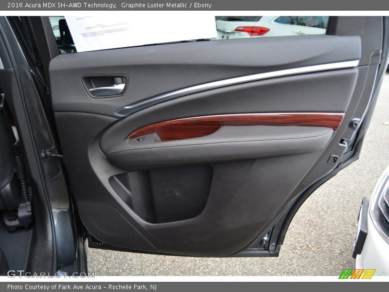 Graphite Luster Metallic / Ebony 2016 Acura MDX SH-AWD Technology