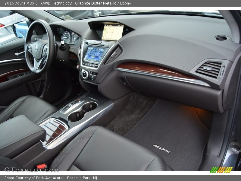 Graphite Luster Metallic / Ebony 2016 Acura MDX SH-AWD Technology