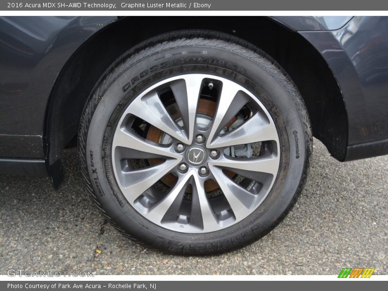 Graphite Luster Metallic / Ebony 2016 Acura MDX SH-AWD Technology