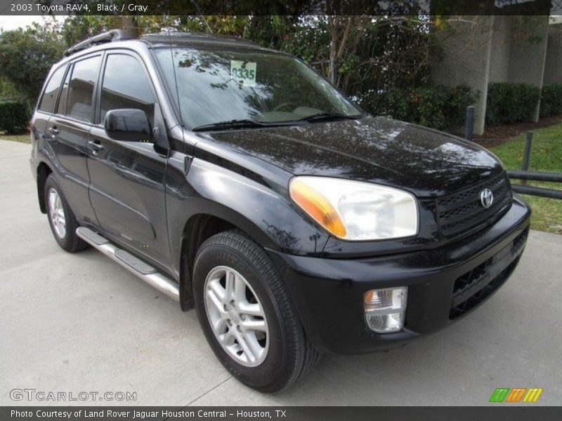 Black / Gray 2003 Toyota RAV4