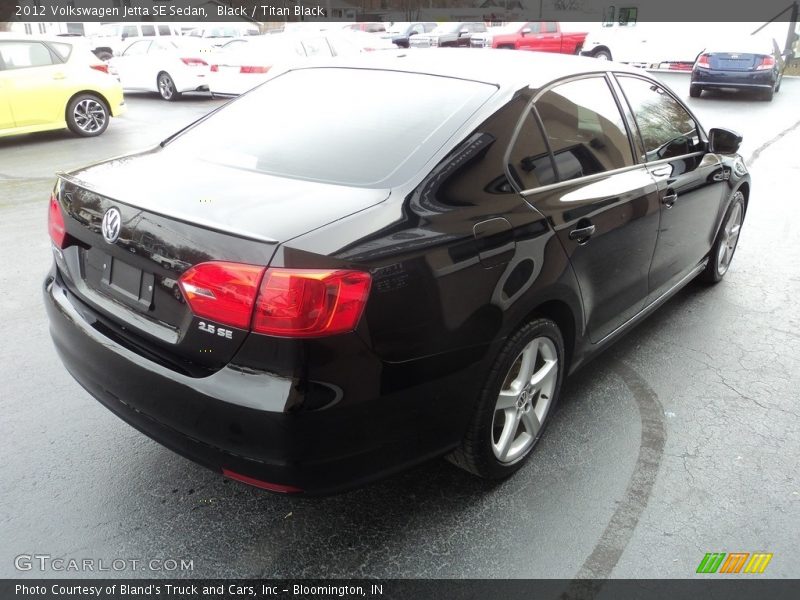 Black / Titan Black 2012 Volkswagen Jetta SE Sedan