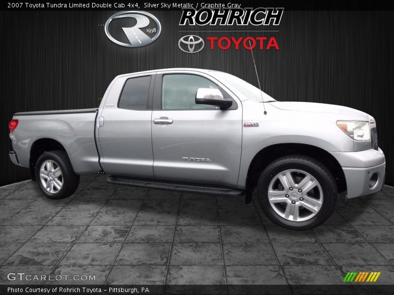 Silver Sky Metallic / Graphite Gray 2007 Toyota Tundra Limited Double Cab 4x4
