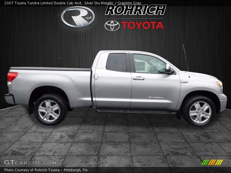 Silver Sky Metallic / Graphite Gray 2007 Toyota Tundra Limited Double Cab 4x4