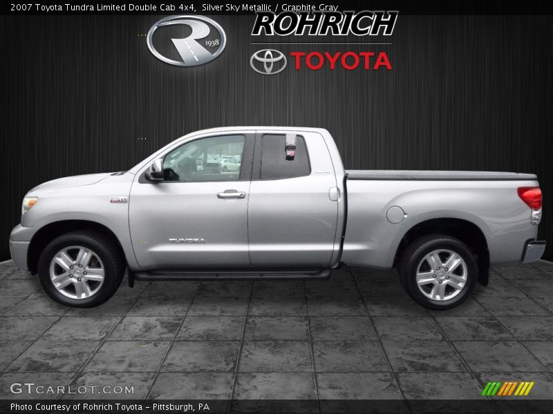 Silver Sky Metallic / Graphite Gray 2007 Toyota Tundra Limited Double Cab 4x4