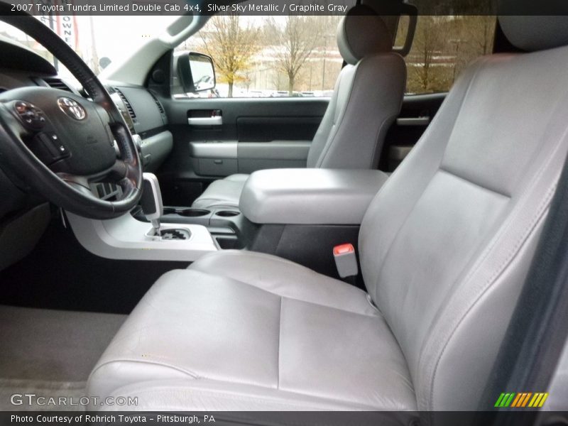 Silver Sky Metallic / Graphite Gray 2007 Toyota Tundra Limited Double Cab 4x4