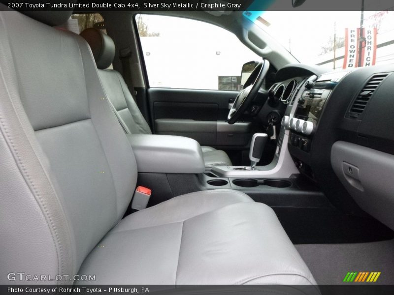 Silver Sky Metallic / Graphite Gray 2007 Toyota Tundra Limited Double Cab 4x4