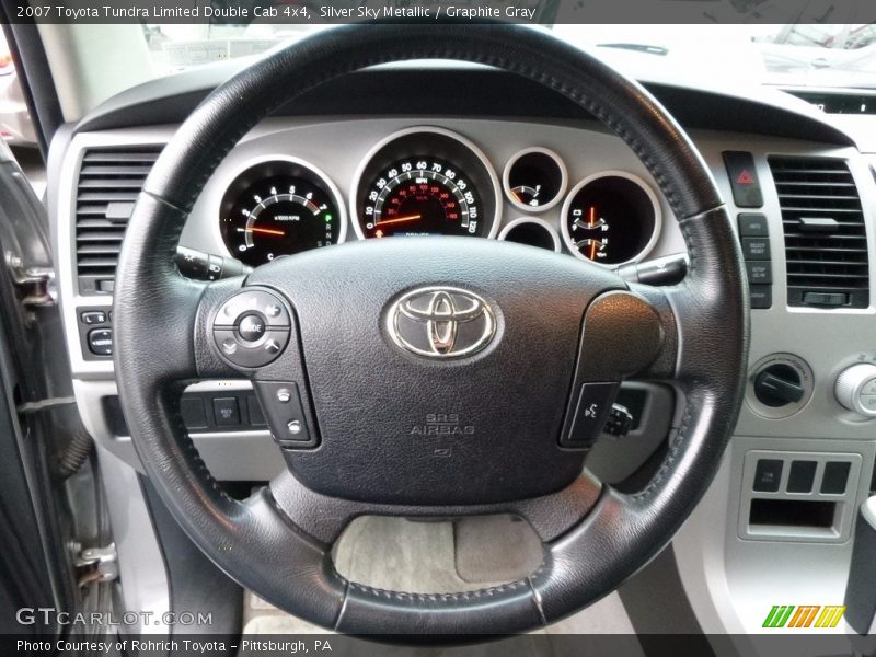 Silver Sky Metallic / Graphite Gray 2007 Toyota Tundra Limited Double Cab 4x4