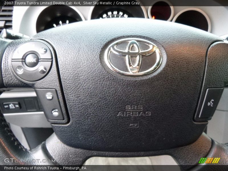 Silver Sky Metallic / Graphite Gray 2007 Toyota Tundra Limited Double Cab 4x4