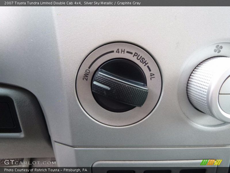 Silver Sky Metallic / Graphite Gray 2007 Toyota Tundra Limited Double Cab 4x4