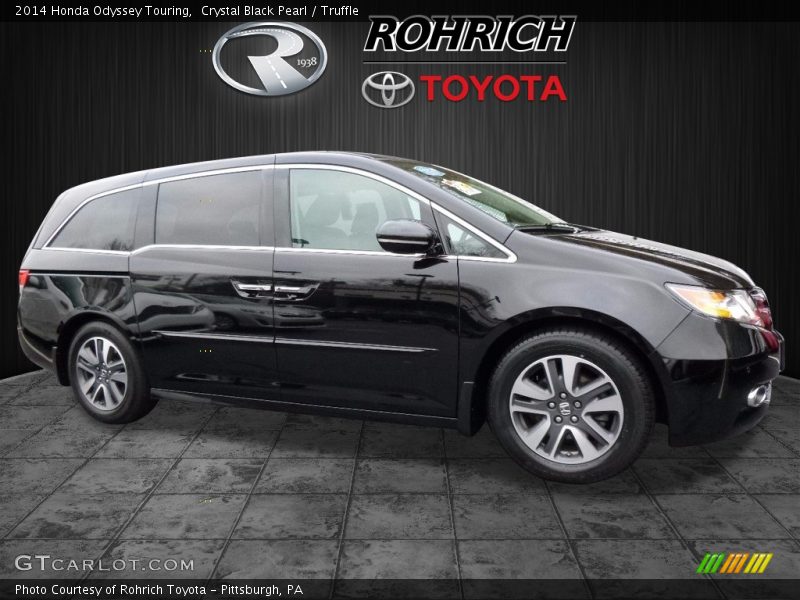 Crystal Black Pearl / Truffle 2014 Honda Odyssey Touring