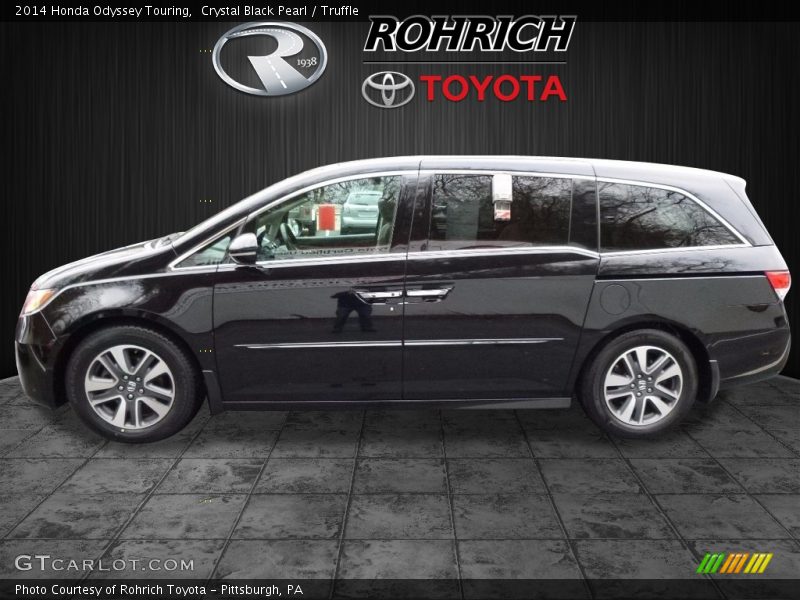 Crystal Black Pearl / Truffle 2014 Honda Odyssey Touring