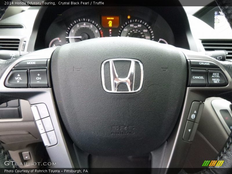 Crystal Black Pearl / Truffle 2014 Honda Odyssey Touring