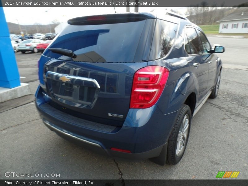 Patriot Blue Metallic / Light Titanium/Jet Black 2017 Chevrolet Equinox Premier AWD