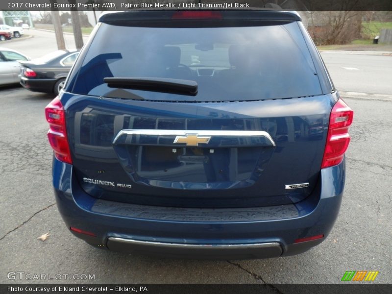 Patriot Blue Metallic / Light Titanium/Jet Black 2017 Chevrolet Equinox Premier AWD
