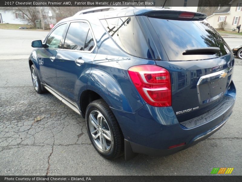 Patriot Blue Metallic / Light Titanium/Jet Black 2017 Chevrolet Equinox Premier AWD