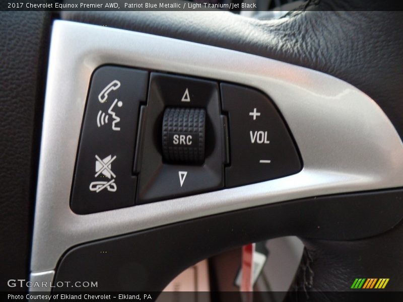 Patriot Blue Metallic / Light Titanium/Jet Black 2017 Chevrolet Equinox Premier AWD