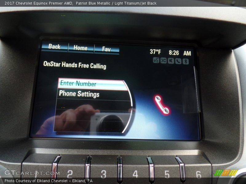Patriot Blue Metallic / Light Titanium/Jet Black 2017 Chevrolet Equinox Premier AWD