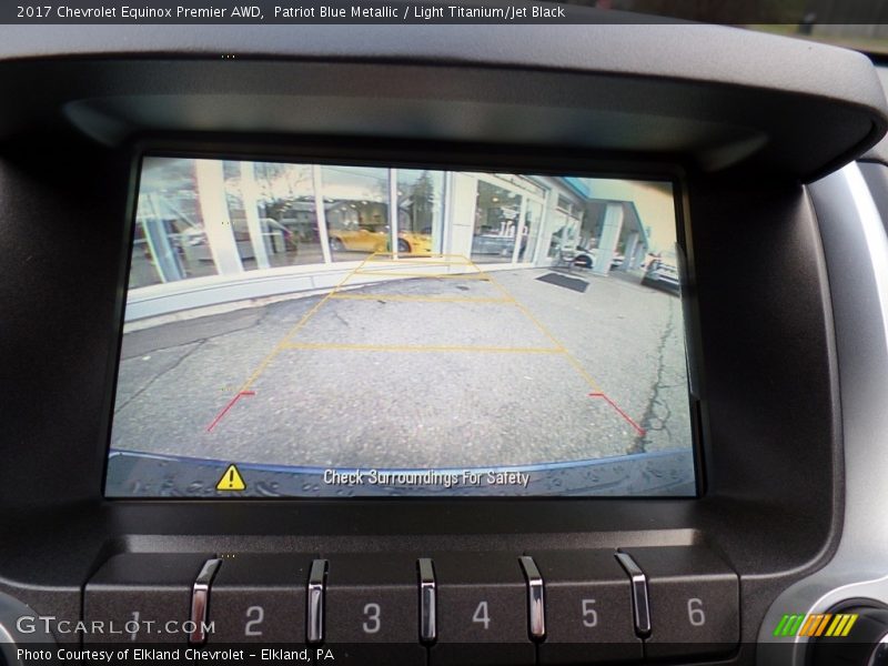 Patriot Blue Metallic / Light Titanium/Jet Black 2017 Chevrolet Equinox Premier AWD