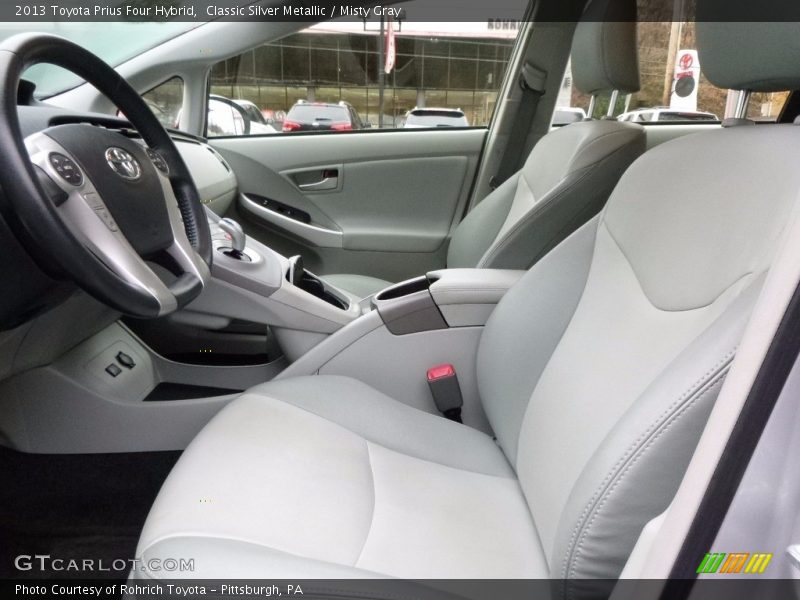 Classic Silver Metallic / Misty Gray 2013 Toyota Prius Four Hybrid