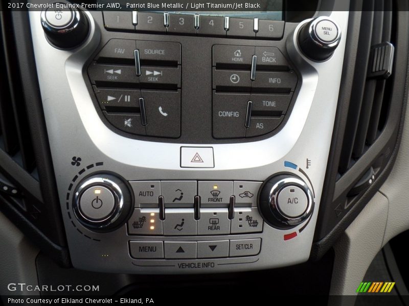 Patriot Blue Metallic / Light Titanium/Jet Black 2017 Chevrolet Equinox Premier AWD