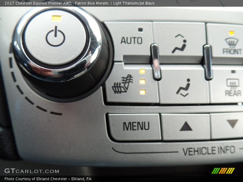 Patriot Blue Metallic / Light Titanium/Jet Black 2017 Chevrolet Equinox Premier AWD