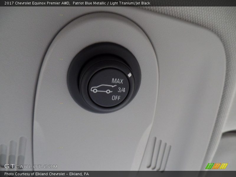 Patriot Blue Metallic / Light Titanium/Jet Black 2017 Chevrolet Equinox Premier AWD