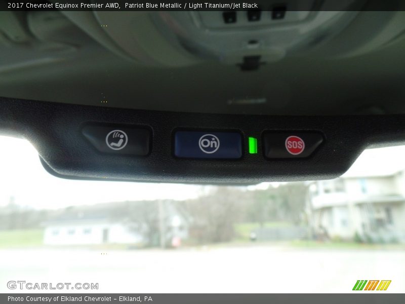 Patriot Blue Metallic / Light Titanium/Jet Black 2017 Chevrolet Equinox Premier AWD
