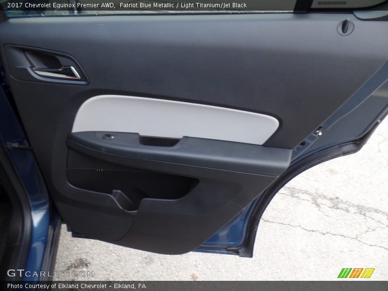 Patriot Blue Metallic / Light Titanium/Jet Black 2017 Chevrolet Equinox Premier AWD