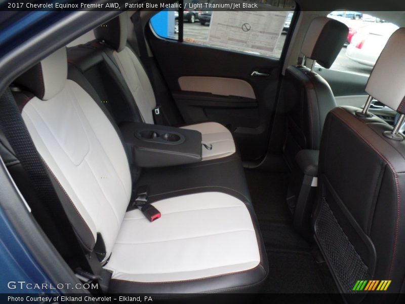 Patriot Blue Metallic / Light Titanium/Jet Black 2017 Chevrolet Equinox Premier AWD