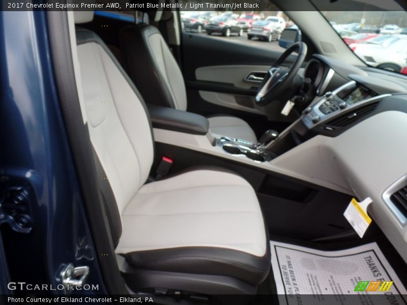 Patriot Blue Metallic / Light Titanium/Jet Black 2017 Chevrolet Equinox Premier AWD