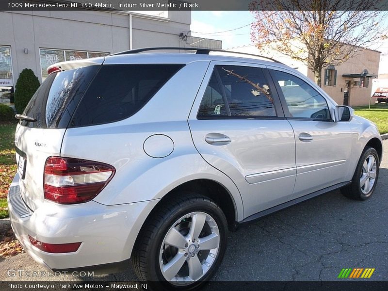 Iridium Silver Metallic / Black 2009 Mercedes-Benz ML 350 4Matic