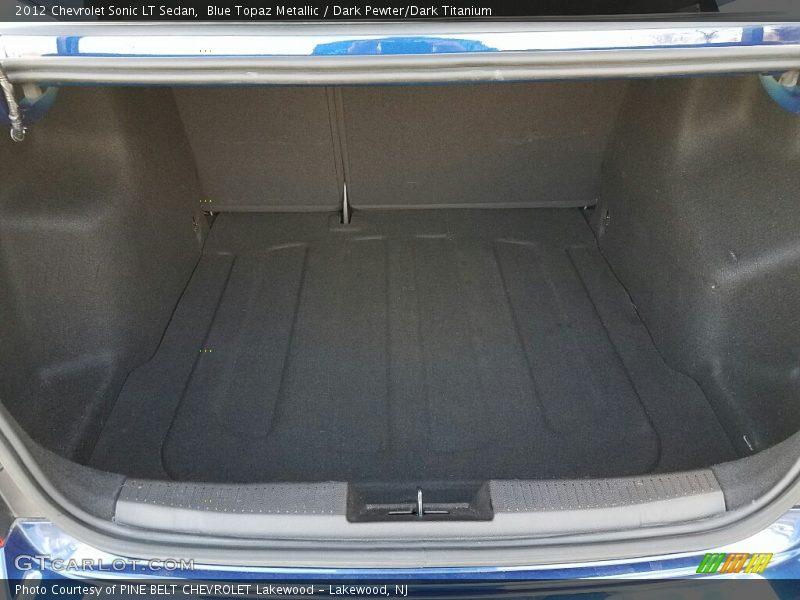 Blue Topaz Metallic / Dark Pewter/Dark Titanium 2012 Chevrolet Sonic LT Sedan