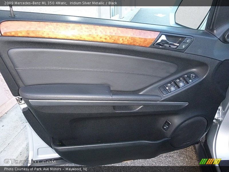 Iridium Silver Metallic / Black 2009 Mercedes-Benz ML 350 4Matic