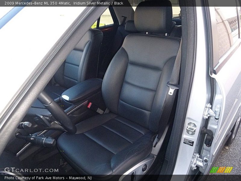 Iridium Silver Metallic / Black 2009 Mercedes-Benz ML 350 4Matic