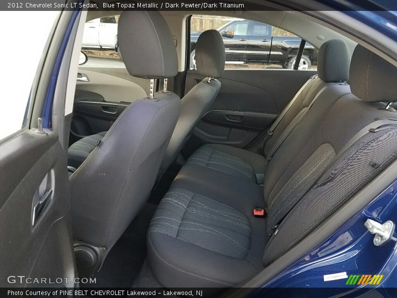 Blue Topaz Metallic / Dark Pewter/Dark Titanium 2012 Chevrolet Sonic LT Sedan